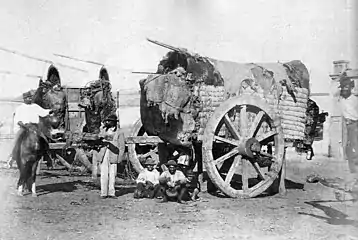 "Carreta", a type of cart of Argentina, 1864