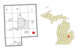 Location within Genesee County