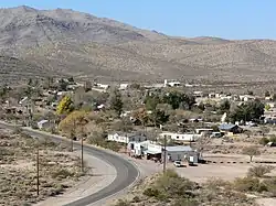 The town of Goodsprings, Nevada on November 26, 2006.