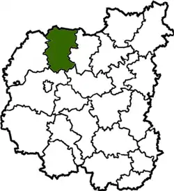 Raion location in Chernihiv Oblast
