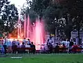 The fountain at evening
