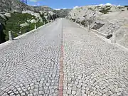 Old road: summit of the Gotthard