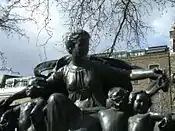 Part of Lincolns Inn Fields Memorial