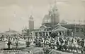 Postcard of the building, 1927 CNE