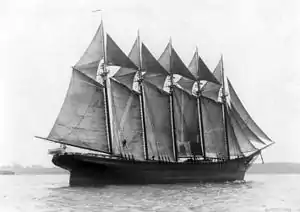 Governor Ames, five-masted schooner