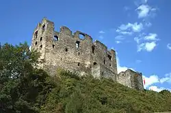 Gräpplang Castle,  Prehistoric Settlement, Medieval Ruined Castle