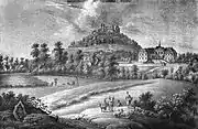 Grodziec Castle, 1837