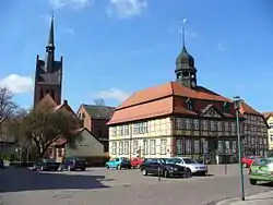 Town hall at Grabow market square