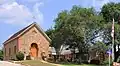 Grace Episcopal Church,  Llano. Building was completed 1889. Recorded Texas Historic Landmark – 1965.