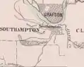 Map of the town of Grafton New South Wales in 1886, by John Sands