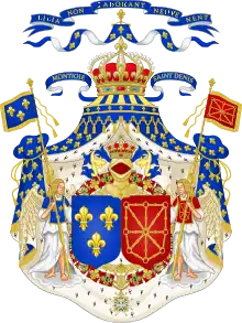 Royal Coat of Arms of the Kingdom of France of Saint-Domingue