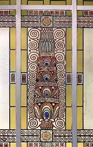 Ceramic tile façade decoration (1904)