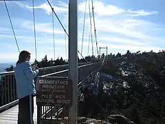 Mile-High Swinging Bridge.