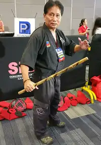 Image 30A grandmaster of Arnis. (from Culture of the Philippines)