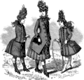 Bustled fashions for girls. 1886