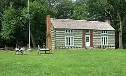 Grant's log cabin in 2015, located on Grant's Farm in Grantwood Village