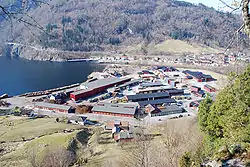 View of the village of Granvin