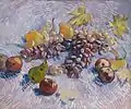 Vincent van Gogh, "Grapes, Lemons, Pears, and Apples" (1887)