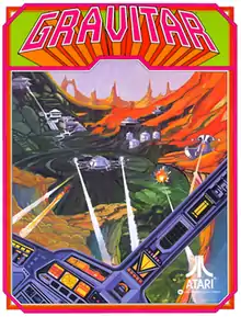 Gravitar arcade flyer