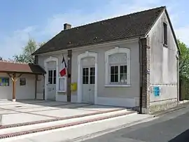 The town hall in Gravon