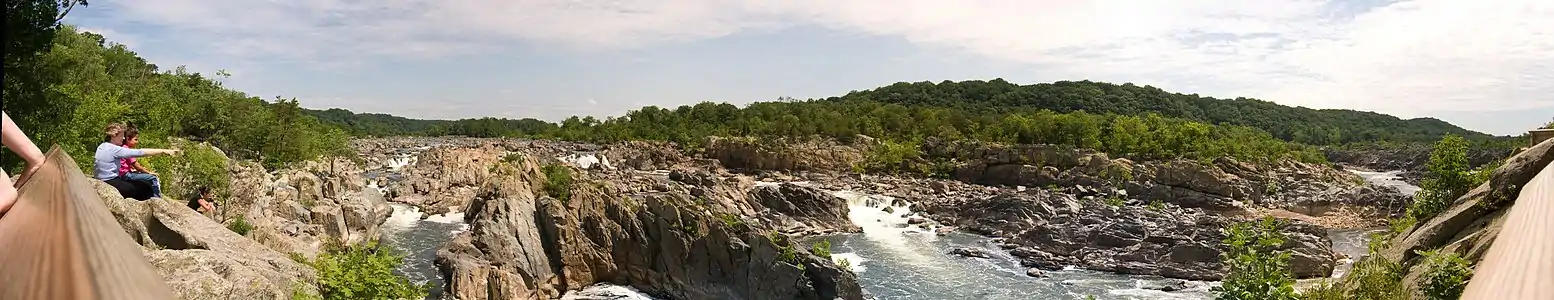 Great Falls panorama from Virginia
