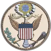 The Great Seal of the United States of America during the American Civil War