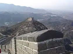Section of the Great Wall south of Xiao Zhangjiakou Village, 2004