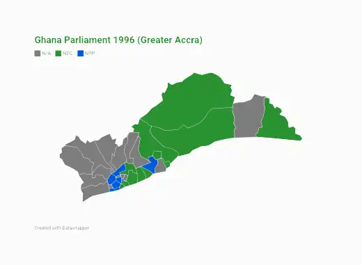 Greater Accra Parliamentary Map