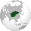 Approximate range of Inner Asia