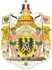 The greater coat of arms as German Emperor (1871-1918)