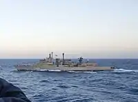HS Nikiforos Fokas (F-466) at sea in August 2014