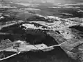 Aerial view of Greenbelt under construction, March 1937.