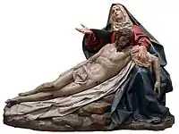 Pietà by Gregorio Fernández, 1616–1619, National Sculpture Museum,