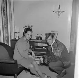 Grethe and Halvard Kausland (1966). (Photo: Rigmor Dahl Delphin / Oslo Museum)