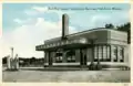 Greyhound Half-Way Station, Flat River, Missouri. 1940s postcard view.