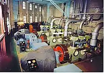 Compressors at the factory in 1990