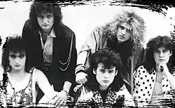 The band in the late 1980s