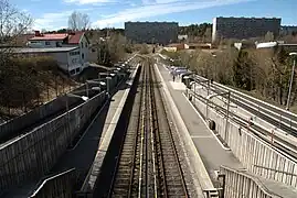 Grorud metro station, 2010.