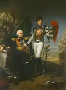 General Lariboisière and his son, an officer of the Carabinier-à-cheval who died during the battle of Borodino.
