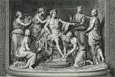 Apollo attended by nymphsby François Girardon and Thomas Regnaudin, ca. 1670