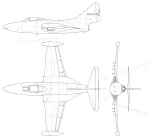 F9F-5 line drawing