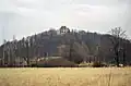 Gryf Castle on the top of the hill (447 m a.s.l.)