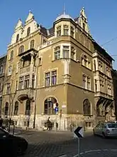 The Gschwindt Palace (Sándor Tóth, 1901), Puskin utca 19/Bródy Sándor utca 12. Built for György Gschwindt, a wealthy businessman.