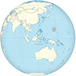 Location of Guam