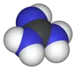 Spacefill model of guanidine
