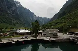 Looking towards Gudvangen from the fjord