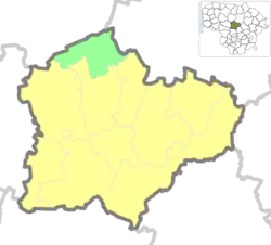 Location of Gudžiūnai eldership