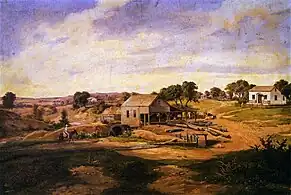 Guenther's Mill on Live Oak Creek, 1855