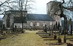 Village church and cemetery