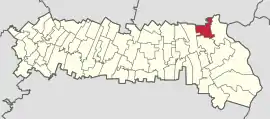 Location in Ialomița County